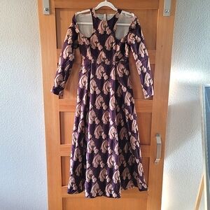 Emilia Wickstead Fall 2016 Runway Embroidered Midi Dress